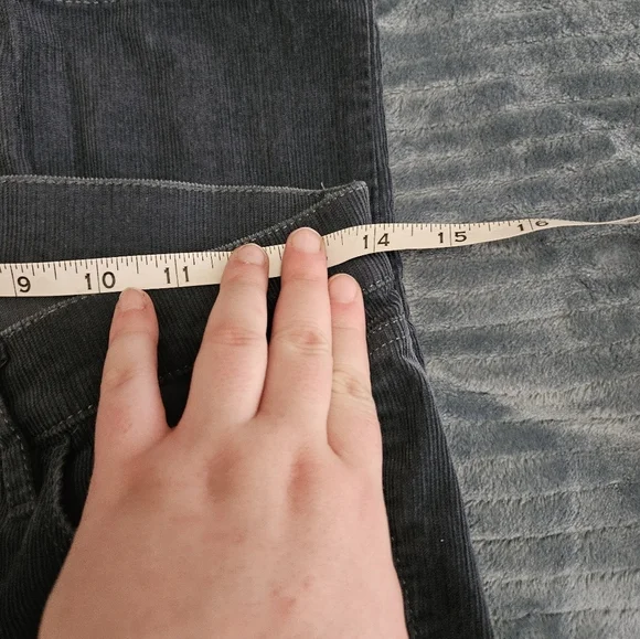 Womens LOFT Corduroy Gray/blue Skinny Pants! - Picture 7 of 9